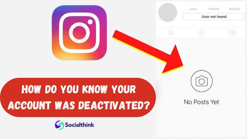 How do you know your Account was Deactivated?