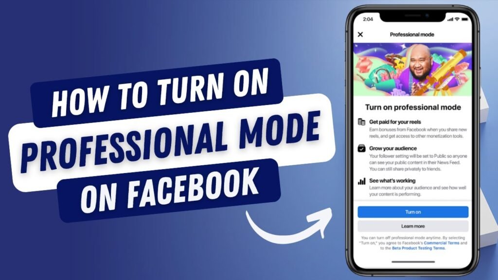 How to Turn On Professional Mode on Facebook?