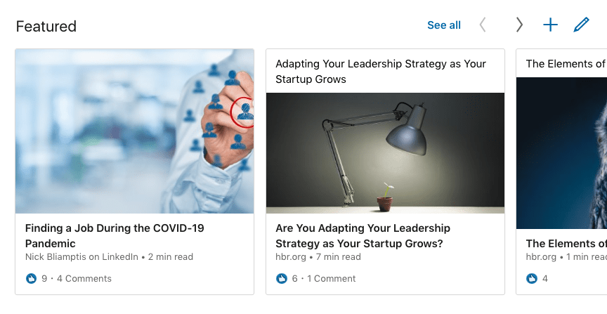 Benefits of Using the LinkedIn Featured Section