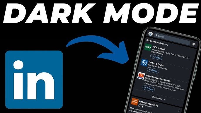 How to Enable LinkedIn Dark Mode on Android?