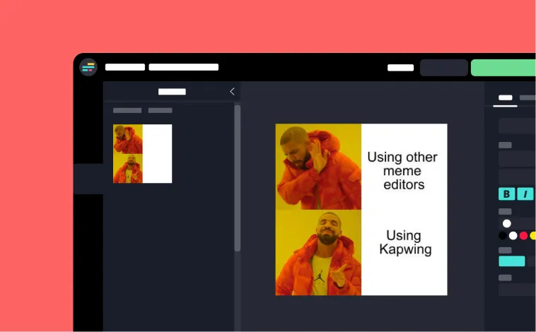 Kapwing AI Meme Generator