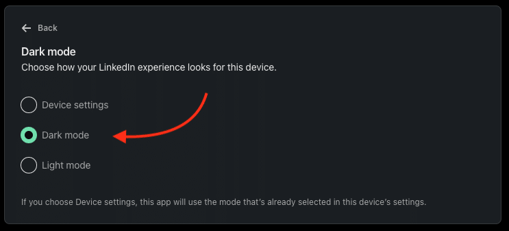 Why Activate LinkedIn’s Dark Mode?