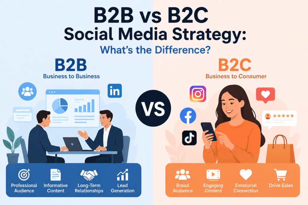 B2B vs B2C Social Media Strategy